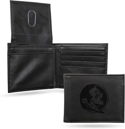 Miniatura 80 de NCAA Rico Industries Cartera Billetera con Grabado Láser Cartera Billetera con Grabado Láser - Diseño Delgado - Gran Regalo