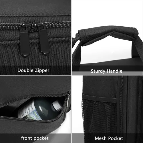 Miniatura 3 de Funda de transporte para estufa de campamento compatible con estufa de campamento Coleman de 2 quemadores, bolsa de almacenamiento impermeable
