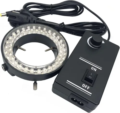 Miniatura 2 de FainWan Accesorios para microscopio digital 60 LED Anillo ajustable Luz Iluminador Lámpara para Microscopio de Zoom Estéreo
