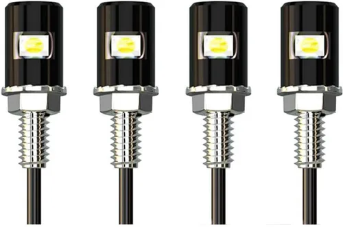 Miniatura 2 de 4 luces LED para matrícula de automóvil, lámpara LED de perno de tornillo, bombilla LED impermeable de 12 V para automóvil, motocicleta, camión, RV