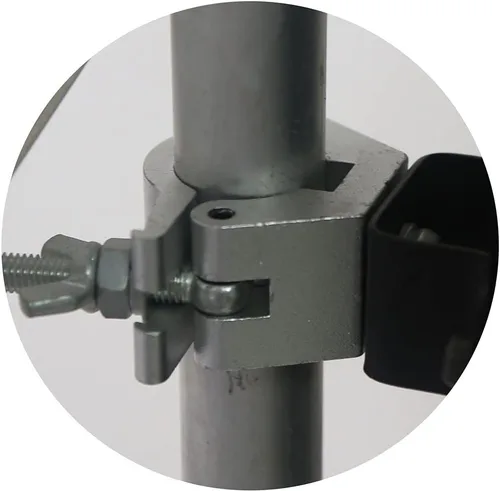 Miniatura 6 de Dispositivo de suspensión de cuerda de seguridad con gancho de abrazadera, colgar en la armadura, uso para haz de cabeza móvil, accesorios