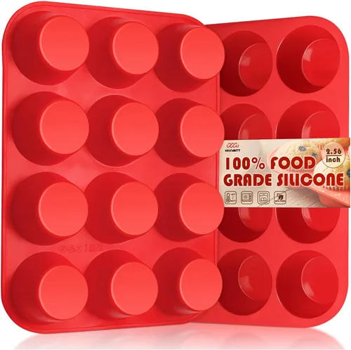 Miniatura 21 de Moldes de bomba de cacao para chocolate caliente, silicona hemisferio de 2.5 pulgadas, paquete de 3, molde semicircular, 6 cavidades, circular, sin