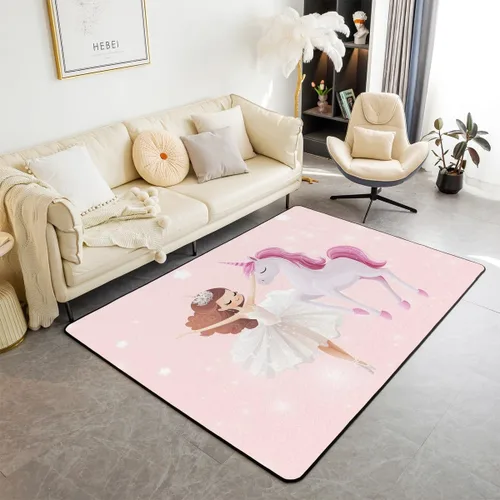 Miniatura 27 de Alfombra retro floral bohemia para sala de estar, alfombra de área de 5 x 7 pies para niños, pintura al óleo y flores, alfombra decorativa