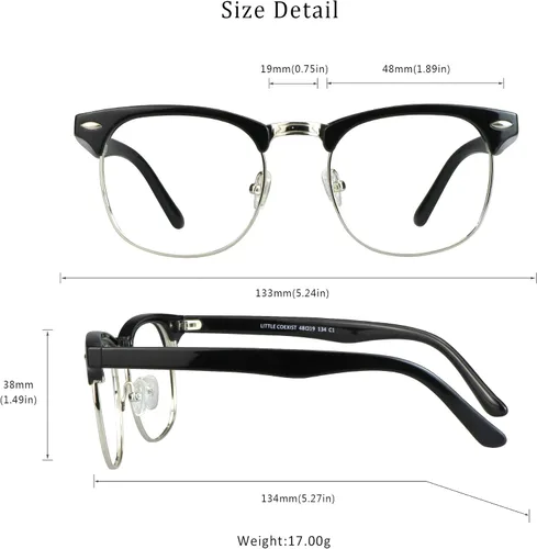 Miniatura 6 de LifeArt Gafas de lectura antifatiga ocular, lectores de computadora, gafas de juegos, gafas de TV, para mujeres y hombres, antirreflejos