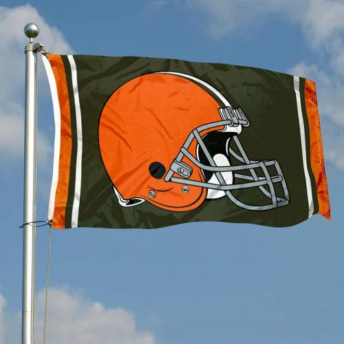 Miniatura 3 de Bandera grande de los Cleveland Browns de 3 x 5