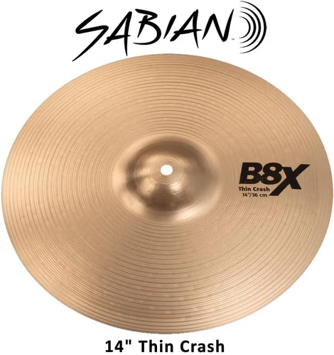 Miniatura 4 de SABIAN Platillo delgado de choque B8X de 14