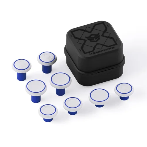 Miniatura 8 de HEXGAMING Palancas de repuesto de 2 alturas abovedadas y cóncavas para controladores Phantom y Ultimate Pro - Parte base no está incluida