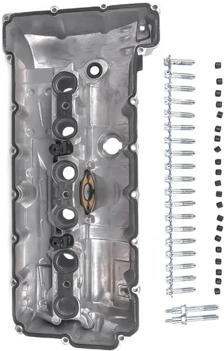 Miniatura 6 de Kit de cubierta de válvula de motor de aluminio, juntas y tapa de filtro de aceite ya instalados, repuesto para BMW E60 E70 E82 E83 E85 E89 F10 N52