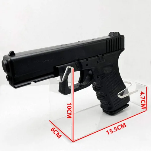 Miniatura 4 de Soporte de acrílico transparente para pistolas, soporte para pistolas, accesorios universal para pistolas Glock 1911