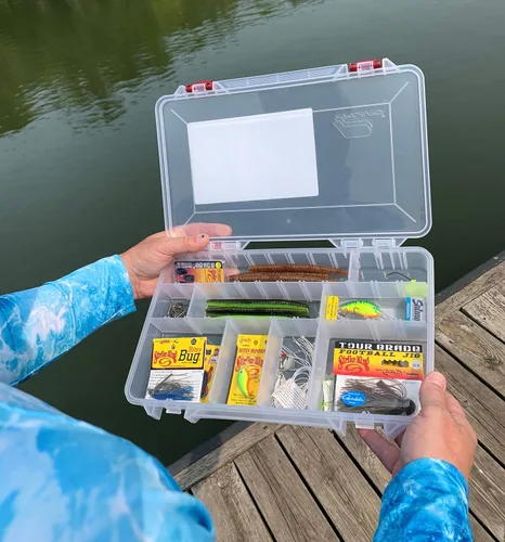 Miniatura 2 de Plano ProLatch StowAway 6-21 Caja con compartimentos ajustables, 2365002, 11 pulgadas de largo x 7-1/4 pulgadas de ancho x 1-3/4 pulgadas de alto