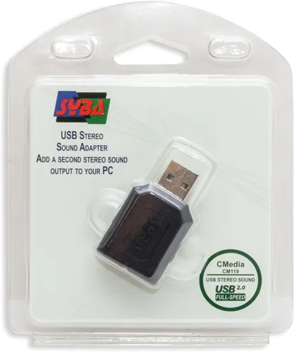 Miniatura 8 de Syba Adaptador de sonido estéreo USB externo para Windows, Mac, fuente de audio adicional de Linux con conector de micrófono de audio de 0.138 in