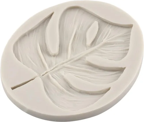 Miniatura 7 de Sijiangmold Moldes de silicona de hojas tropicales, moldes para fondant de hojas de helecho, molde de caramelo para decoración de pasteles