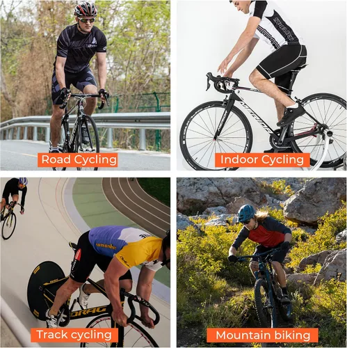 Miniatura 16 de sponeed Pantalones cortos de ciclismo para hombre, pantalones acolchados para ciclismo, ropa de ciclismo