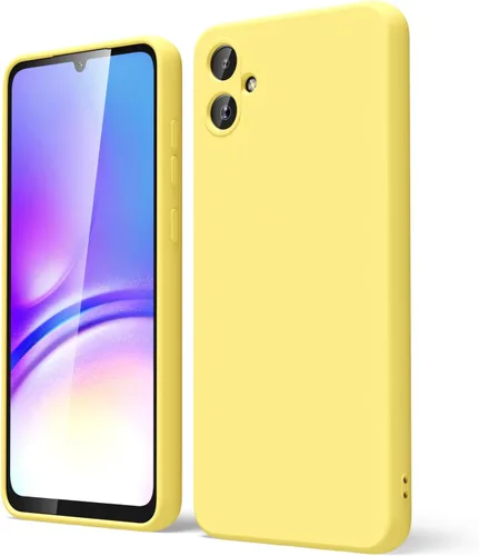 Miniatura 293 de oakxco Funda para teléfono Samsung Galaxy A12 con agarre de silicona líquida, linda delgada fina suave cubierta de gel de goma TPU lisa para mujeres