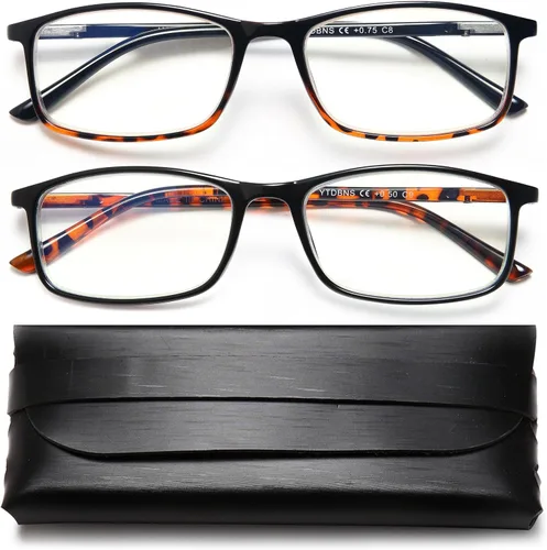 Miniatura 12 de Gafas de lectura para mujeres y hombres, lectores rectangulares, lentes de lectura con bloqueo de luz azul para computadora para el trabajo y uso