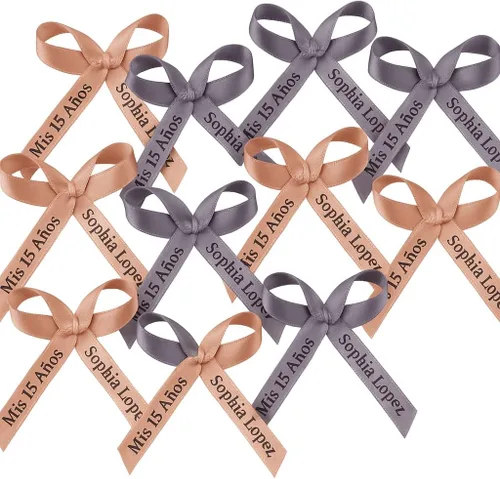 50 cintas personalizadas para bodas, despedidas de soltera, baby shower, centros de mesa, marcos de fotos, fiesta, invitaciones o confeti - Cintas