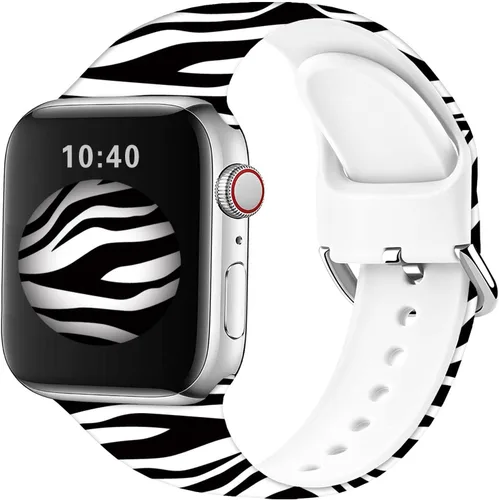 Miniatura 2 de Correas de silicona suave compatibles con Apple Watch de 38, 40, 41, 42, 44, 45, 46 y 49 mm, correas deportivas Ultra 2 para mujeres y hombres