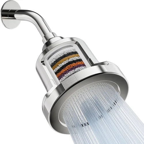 Miniatura 12 de Mist Cabezal de Filtro de Ducha para Agua Dura Mejora la Piel, el Cabello y las Uñas - Cabezal de Ducha Filtrado Compacto de Alto Rendimiento