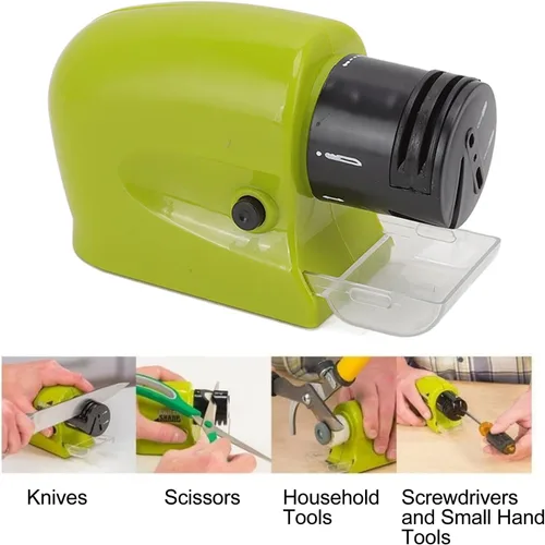 Miniatura 7 de Afilador de cuchillos eléctrico 4 en 1, afilador de cuchillos de cocina, kit de afilador de cuchillos para tijeras de cuchillos y destornillador