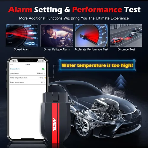Miniatura 7 de ANCEL Escáner BD200 OBD2 Bluetooth - Lector de código y herramientas de escaneo de diagnóstico del motor con prueba de batería de automóvil