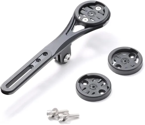 Miniatura 7 de Cestbon Soporte delantero ajustable para bicicleta Garmin Edge Wahoo Elemnt Bryton Rider Stages Dash compatible con manillar integrado Aero, montaje