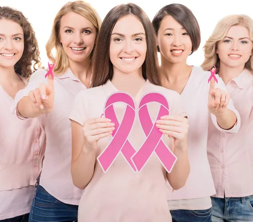 Miniatura 3 de Cintas de papel de concienciación sobre el cáncer de mama de color rosa de 7.1 in para suministros de eventos públicos y sociales para mujeres