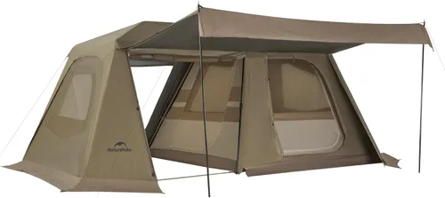 Miniatura 9 de Naturehike Village Tienda de Campaña Instantánea, Tienda de Campaña para 4 Personas y 8 Personas con Toldo Completo, Tiendas de Campaña Impermeables