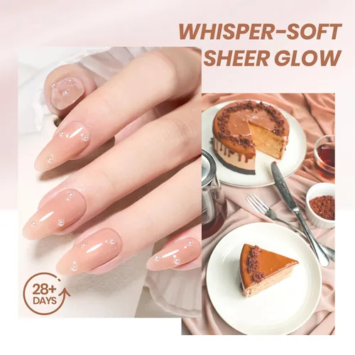 Miniatura 387 de Beetles - Esmalte de uñas de gel marrón – 0.5 onzas líquidas de esmalte de gel marrón oscuro, lámpara LED UV para uñas, regalo de manicura para I