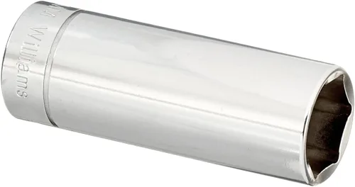 Miniatura 3 de Williams JHWBMD-624 SUPERTORQUE - Llave de vaso de 3/8 pulgadas, 6 puntos, profundidad métrica, tamaño 24mm, acabado cromado de alto brillo