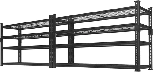 Miniatura 12 de Estantes de almacenamiento resistentes, 60 pulgadas de largo x 24 pulgadas de ancho x 60 pulgadas de alto, carga 2640 libras, estante industrial