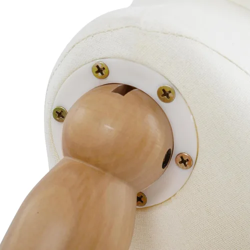 Miniatura 6 de Torso de maniquí femenino, 55-80 pulgadas de altura ajustable, cuerpo de maniquí con soporte de metal para coser y exhibir tiendas, dorado