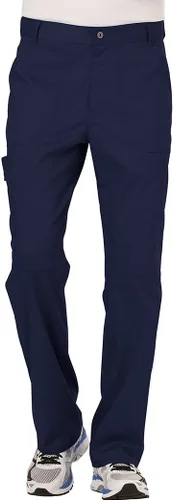 Miniatura 3 de Cherokee Conjunto de ropa quirúrgica Workwear Revolution WW690 con camiseta con cuello en V y pantalón delantero WW140, azul marino, L parte