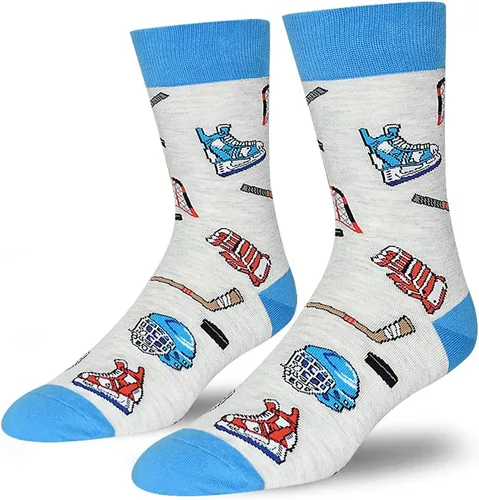 Miniatura 2 de If You Can Read This Funny Socks, Novedosos calcetines de hockey de cerveza, golf, juegos, carreras, esquí, pickleball amantes del regalo de Navidad
