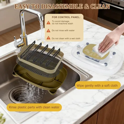 Miniatura 9 de Gen III - Incubadora automática de 24 huevos, humedad adaptativa basada en etapas con recarga automática, control de temperatura estable, espaciado