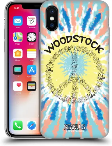 Miniatura 179 de Head Case Designs Funda de gel Woodstock 50th con licencia oficial de Peanuts Snoopy Guitar 1969 [protección de grado militar] compatible con Apple