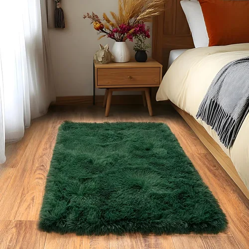Miniatura 50 de Alfombras de Pasillo para Dormitorio 2x6 pies Alfombras de Pasillo para Pasillos Antideslizantes Suaves de Pelo Largo Alfombra de Cabecera, Alfombra