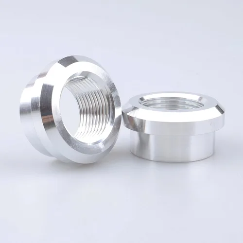 AC PERFORMANCE Aluminio 3/4 NPT Hembra Soldadura en Tapón, 3/4" NPT Conexión para Tanque de Combustible Soldable, Paquete de 2 | Weldable Fuel Tank
