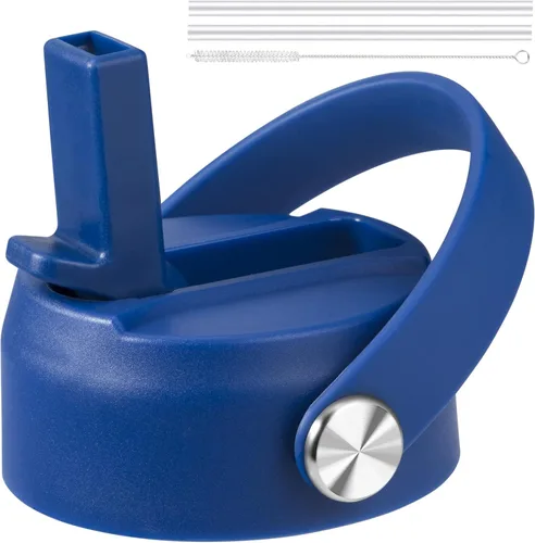 Miniatura 10 de Tapa de popote para boca ancha Hydro Flask, tapas con popote para Hydroflask de boca ancha de 12, 16, 18, 20, 32, 40 onzas, tapa de popote de Lluvia