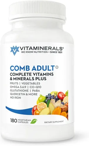 Miniatura 9 de Vitaminerals CombAdult - Fórmula integral de vitaminas y minerales Sin OMG Cápsulas vegetales (90)