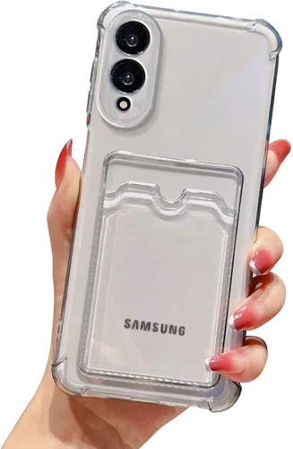 Miniatura 61 de Tuokiou Funda para Samsung Galaxy A14 5G, Fundas Protectoras Transparentes con Ranura para Tarjetas, Funda Cartera de TPU Suave Ajustada Resistente
