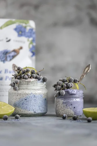 Miniatura 5 de Ancient Choice Butterfly Pea Flower - Polvo de campanita azul (4 onzas), té matcha azul, grado ceremonial (más alto), grado culinario crudo