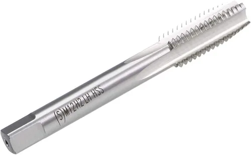 Miniatura 3 de uxcell Macho métrico de la máquina de la mano izquierda M12 rosca 1.75 paso H2 4 flautas de alta velocidad de rosca de tornillo de acero roscas