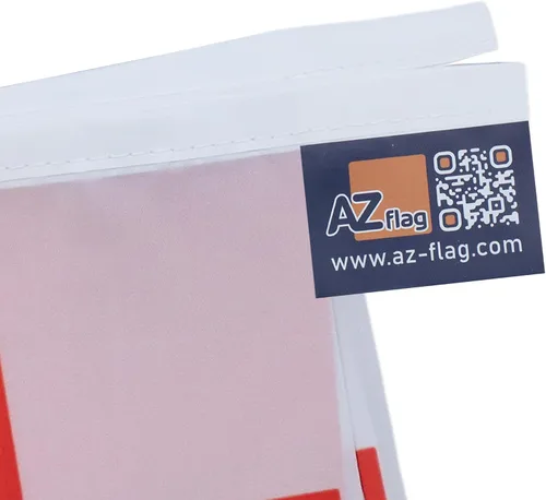 Miniatura 4 de AZ FLAG Polonia con águila 13.1 ft BUNTING Flag 20 banderas 6'' x 4'' - Escudo de armas polaco Banderas de cuerda 3.9 x 5.9 in