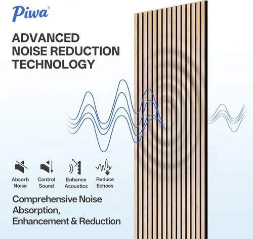 Miniatura 3 de PIWA Paneles de pared acústicos Muestras absorbentes de sonido 5pcs