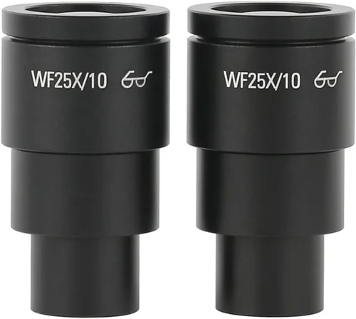 Miniatura 2 de Kit de accesorios para microscopio, 2 unids/par WF20X 25X, lente de 1.181 in de diámetro, accesorios de microscopio para zoom binocular, microscopio