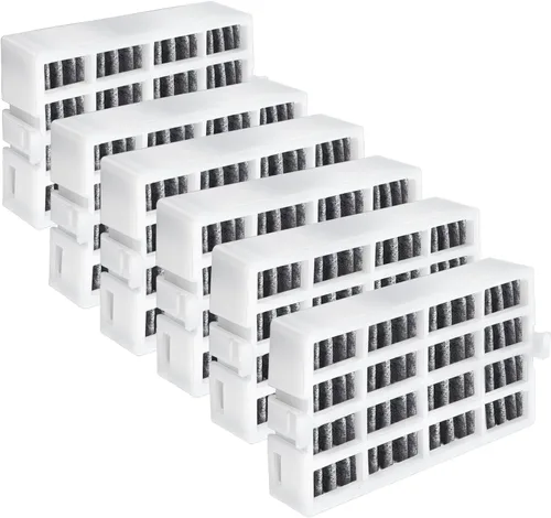 Paquete de 6 filtros de aire Fresh W10311524 AIR1 de repuesto para refrigerador Whirlpool, Maytag, Kitchenaid, Kenmore, Amana y Jenn compatible con