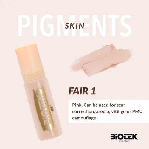 Miniatura 2 de Pigmento para la piel para PMU y cicatrices - Hecho en Italia - Color Fair 1 0.50 fl oz (paquete de 1)