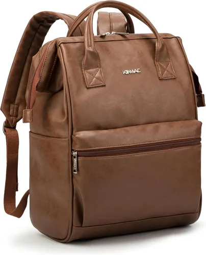 Miniatura 28 de Kinmac Mochila para portátil de estilo abierto para laptop de hasta 15.6 pulgadas, para hombres y mujeres, mochila de viaje al aire libre
