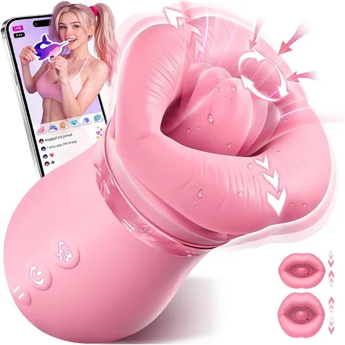 Miniatura 13 de Vibrador de juguete sexual para adultos para mujeres – Sovokn 5 en 1 vibrador de succión bucal rosa juguete sexual 10 lamiendo la lengua, 3 juguetes