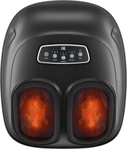 CILI Masajeador de Pies Shiatsu Elegible para FSA HSA, Máquina Masajeadora Eléctrica de Pies con Calor para Fascitis Plantar, Amasado Vibración